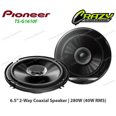 Pioneer TS-G1610F | 6.5" 2-Way Coaxial Speakers 280W (40W RMS)