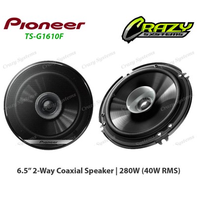 Pioneer TS-G1610F | 6.5" 2-Way Coaxial Speakers 280W (40W RMS)