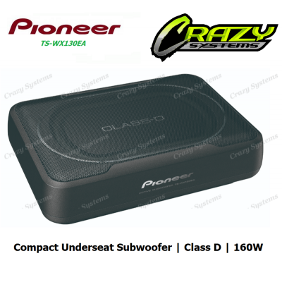 PIONEER TS-WX130EA | Ultra Compact Class D Underseat 160W Subwoofer