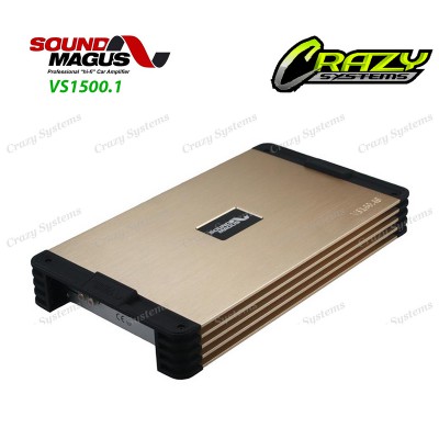 Sound Magus VS1500.1 | 1500W RMS Mono Channel Class D Car Amplifier