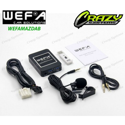 Wefa Mazda Bluetooth, USB, Aux Integration Kit