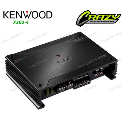 Kenwood X302-4 | X Series 4/3/2 Channel Class D Car Amplifier