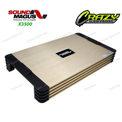 Sound Magus X3500 | 3500W RMS Monoblock Class D Car Amplifier