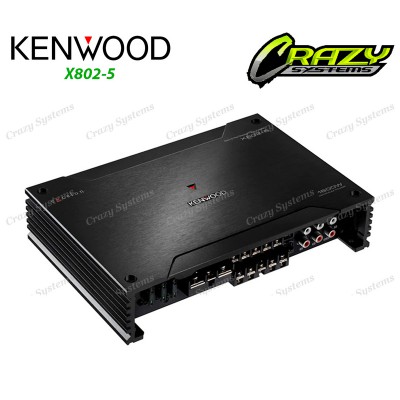 Kenwood X802-5 | 1600W 5/4/3/2/1 Channel Class D Car Amplifier