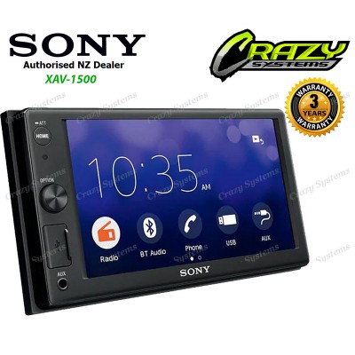 Sony XAV1500 | 6.2" Bluetooth, WebLink Ready, USB, NZ Tuners, Car Stereo