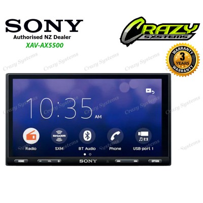 SONY XAV-AX5500 | 6.95" Apple CarPlay, Android Auto, WebLink, Bluetooth, Stereo
