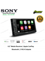 Sony XAV-AX1000 6.2" Media Player with Apple CarPlay, Bluetooth, USB, 3 PreOuts