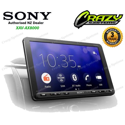 SONY XAV-AX8000 | 1Din 8.95" Apple CarPlay, Android Auto, WebLink, Bluetooth