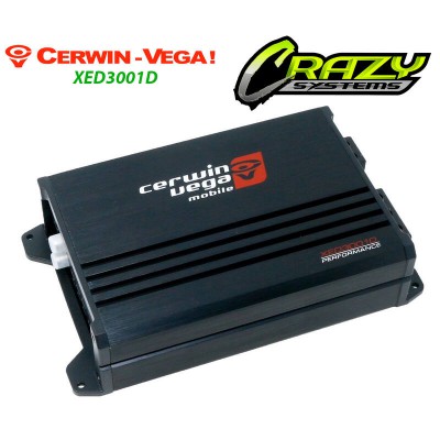 Cerwin Vega XED3001D | 400W Mono Channel Class D Car Amplifier