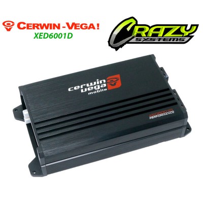 Cerwin Vega XED6001D | 600W Mono Channel Class D Car Amplifier