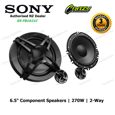 Sony XS-FB1621C | 6.5" 270W (45W RMS) 2 Way Component Car Speakers