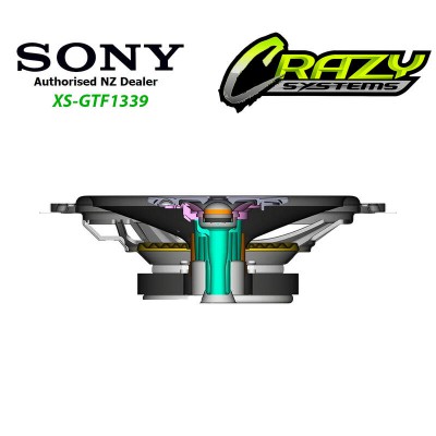 Sony XS-GTF1339 | 5.25" 230W (35W RMS) 3 Way Coaxial Car Speaker (pair)