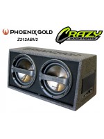 PHOENIX GOLD Z212ABV2 | 12" ACTIVE DUAL SUBWOOFER ENCLOSURE 2000W MAX